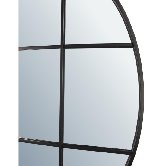 Καθρέπτης ArteLibre Μαύρο Μέταλλο 90x2.5x90cm