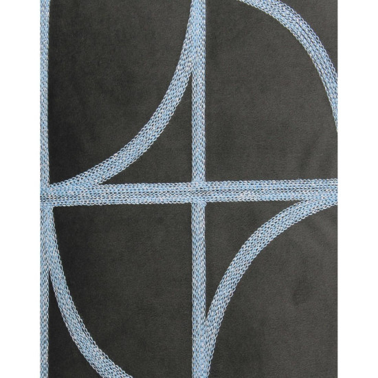 Μαξιλάρι ArteLibre Γεωμετρικά Σχήματα Γκρι Βελούδο 45x45cm