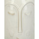 Βάζο ArteLibre Πρόσωπο Λευκό Κεραμικό 19x12.7x18.6cm
