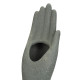 Βάζο ArteLibre Χειροποίητο Γκρι Κεραμικό 14.3x10.7x38.5cm