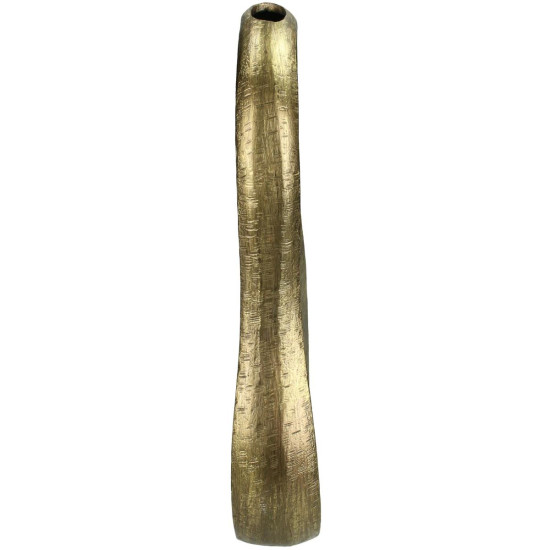 Βάζο ArteLibre Χρυσό Αλουμίνιο 22x6.5x35cm