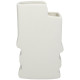 Βάζο ArteLibre Πρόσωπο Λευκό Κεραμικό 17.5x9.3x20.8cm