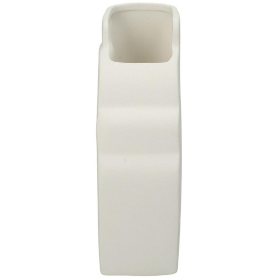 Βάζο ArteLibre Πρόσωπο Λευκό Κεραμικό 14.5x9x17cm