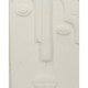 Βάζο ArteLibre Πρόσωπο Λευκό Κεραμικό 14.5x9x17cm