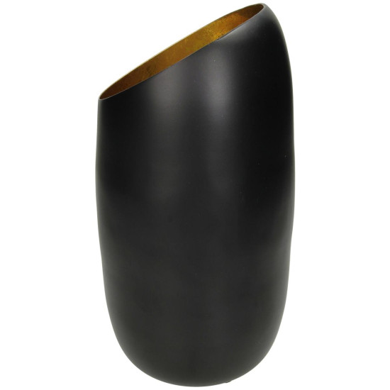 Κηροπήγιο ArteLibre Μαύρο Αλουμίνιο 13.5x13.5x20cm