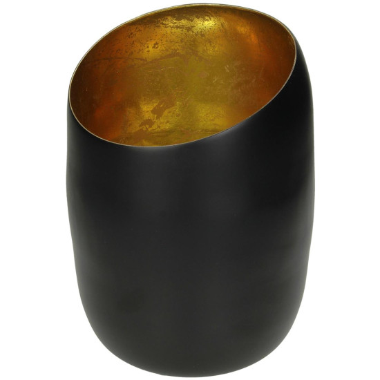Κηροπήγιο ArteLibre Μαύρο Αλουμίνιο 13.5x13.5x20cm