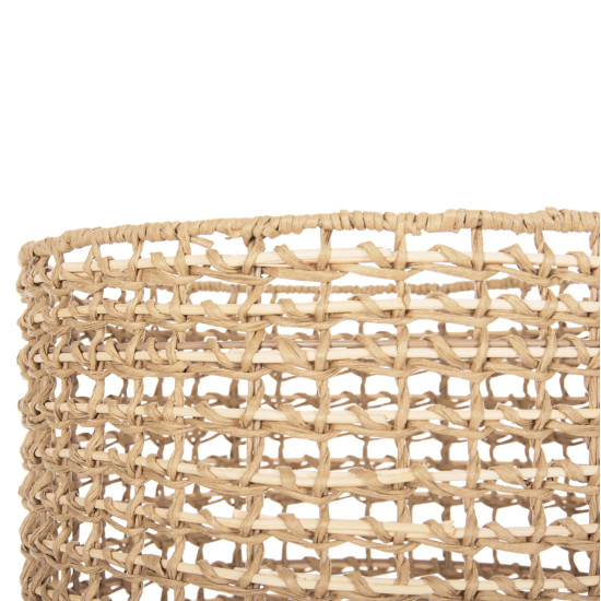 ΕΠΙΔΑΠΕΔΙΟ ΦΩΤΙΣΤΙΚΟ FB94351 RUBBERWOOD-RATTAN-PAPER ROPE ΣΕ ΦΥΣΙΚΟ Φ36x149,5Υεκ.