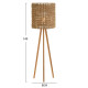 ΕΠΙΔΑΠΕΔΙΟ ΦΩΤΙΣΤΙΚΟ FB94352 RUBBERWOOD-RATTAN-SEAGRASS ΣΕ ΦΥΣΙΚΟ Φ36x149,5Υεκ.