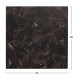 ΕΠΙΦΑΝΕΙΑ ΤΡΑΠΕΖΙΟΥ HPL FB95837.14 BROWN MARBLE 60x60 εκ. ΠΑΧΟΥΣ 12mm.