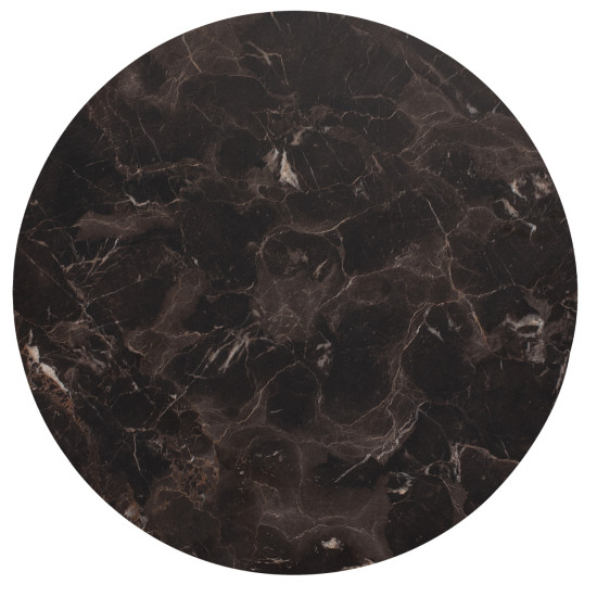 ΕΠΙΦΑΝΕΙΑ ΤΡΑΠΕΖΙΟΥ HPL FB95841.14 BROWN MARBLE Φ60 εκ. ΠΑΧΟΥΣ 12mm.