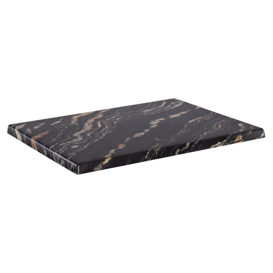 ΕΠΙΦΑΝΕΙΑ ΤΡΑΠΕΖΙΟΥ ΟΡΘΟΓΩΝΙΑ 5787 WERZALIT 120X80εκ. BLACK GOLD MARBLE FB95630.15