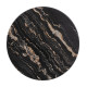 ΕΠΙΦΑΝΕΙΑ ΤΡΑΠΕΖΙΟΥ Φ60Χ2.5εκ. 5787 WERZALIT BLACK GOLD MARBLE FB95227.15