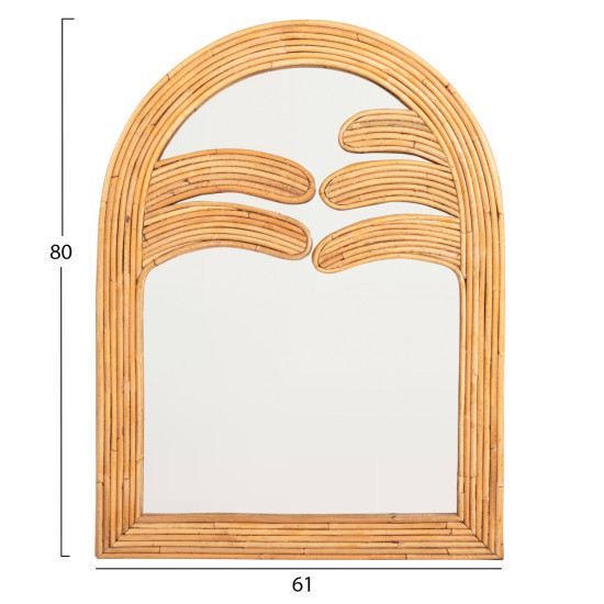 ΚΑΘΡΕΠΤΗΣ ΤΟΙΧΟΥ FB94366 ΦΥΣΙΚΟ RATTAN 61x5x80Υεκ.