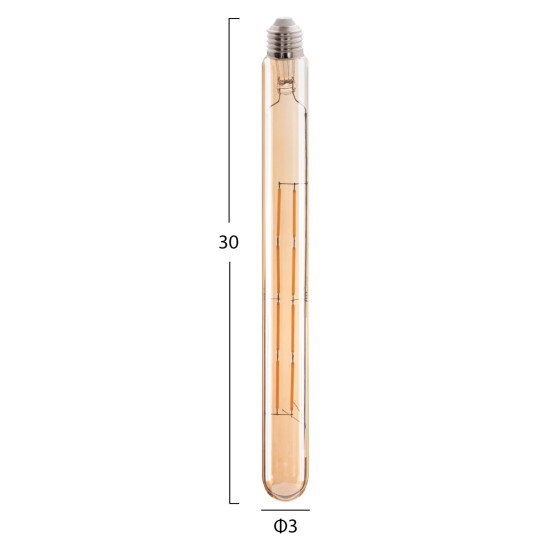 ΛΑΜΠΤΗΡΑΣ FB94191 LED FILAMENT 8W E27 3000K GOLD DIMMABLE