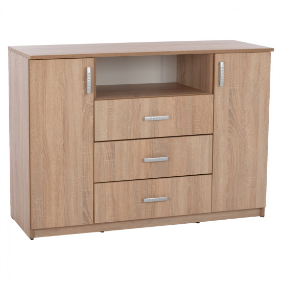 ΜΠΟΥΦΕΣ ΜΕ 2 ΝΤΟΥΛΑΠΙΑ Κ 3 ΣΥΡΤΑΡΙΑ SONAMA OAK FB92430 120X45X85Yεκ.