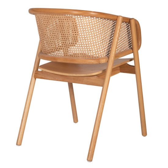 ΠΟΛΥΘΡΟΝΑ KENLEE FB99872 ΦΡΑΞΙΝΟΣ ΚΑΙ ΦΥΣΙΚΟ RATTAN RATTAN ΣΕ ΦΥΣΙΚΟ 57,5x55x81Yεκ.