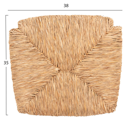 ΨΑΘΑ ΑΠΟ ΙΝΕΣ SEAGRASS ΓΙΑ ΞΥΛΙΝΗ ΚΑΡΕΚΛΑ ΚΑΦΕΝΕΙΟΥ-37Χ37Χ3.5εκ.(πάχος) FB95099.11