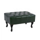 ΤΑΜΠΟΥΡΕ ΥΠΟΠΟΔΙΟ T.CHESTERFIELD FB9226.08 PU ΚΥΠΑΡΙΣΣΙ-ΜΑΥΡΑ ΠΟΔΙΑ 80x45x39Yεκ.