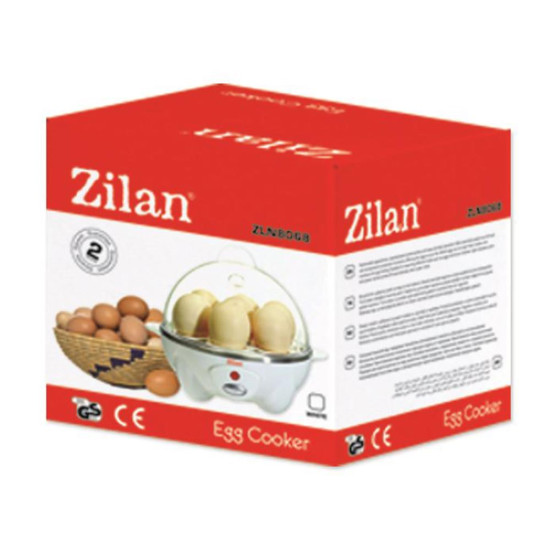 Zilan Βραστήρας Αυγών 7 Θέσεων 360W Άσπρος ZLN8068-WHITE
