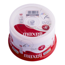 MAXELL DVD-R 275701, 4.7GB, 120min, 16x speed, Cake 50τμχ