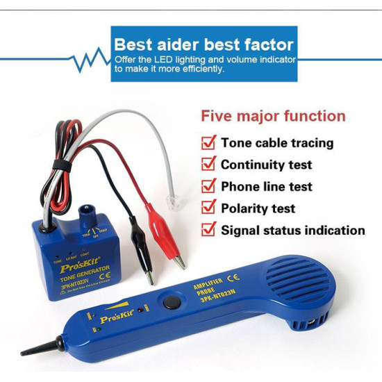 PROSKIT tester καλωδίων 3PK-NT023N, NCV 90~1000V