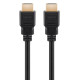 GOOBAY καλώδιο HDMI 2.1 41081, Ethernet ARC, 8K/60Hz 48Gbps, 0.5m, μαύρο