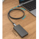 CABLETIME καλώδιο USB-C CMCM60, 60W PD, 5Gbps, 4K, 1m, μαύρο