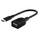 CABLETIME καλώδιο USB-C σε USB CMAF2, 480Mbps, 0.15m, μαύρο
