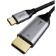 CABLETIME καλώδιο USB-C σε DisplayPort CT-CMDP2, 4K/60Hz, 1.8m, μαύρο