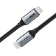 CABLETIME καλώδιο USB-C CT-CMCM2, USB 3.1, 100W, 20Gbps, 4K, 1.5m, μαύρο