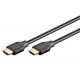 GOOBAY καλώδιο HDMI 2.1 61639, Ethernet ARC 8K/60Hz 48 Gbps, 1.5m, μαύρο