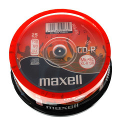 MAXELL CD-R music XL-II 80min/700MB, cake box 25τμχ