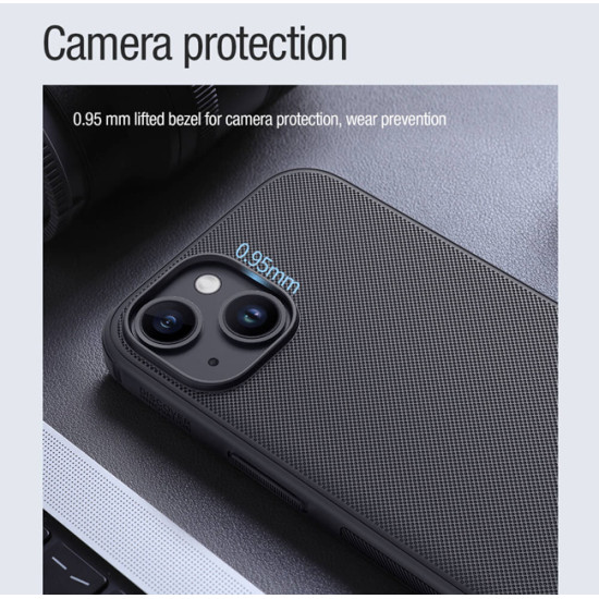 NILLKIN θήκη Super Frosted Shield Pro Magnetic για iPhone 15, πράσινη