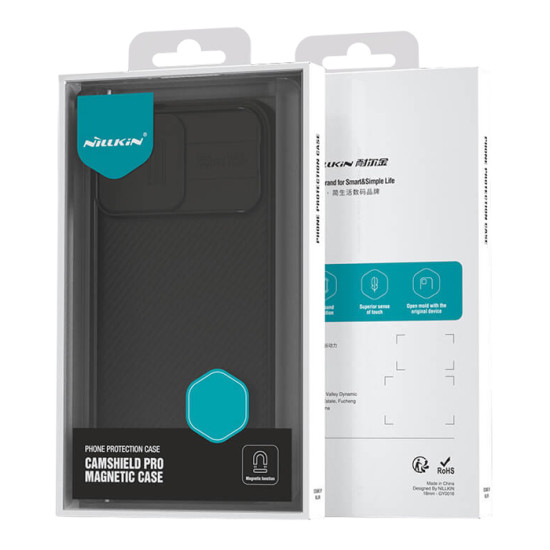 NILLKIN θήκη CamShield Pro Magnetic για iPhone 15 Pro Max, μπλε