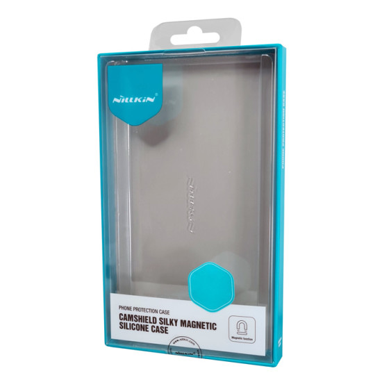 NILLKIN θήκη CamShield Silky Magnetic Silicone, iPhone 15 Pro Max, μαύρη