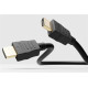 GOOBAY καλώδιο HDMI 69122 με Ethernet, 4K/30Hz, 10.2Gbps, 0.48m, μαύρο