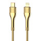 LDNIO καλώδιο Lightning σε USB-C LC651I, 30W, 1m, χρυσό