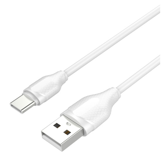 LDNIO καλώδιο USB-C σε USB LS372, 10.5W, 2m, λευκό