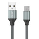 LDNIO καλώδιο Micro USB σε USB LS441, 12W, 1m, γκρι