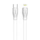 LDNIO καλώδιο Lightning σε USB-C LC131I, 30W PD, 1m, λευκό