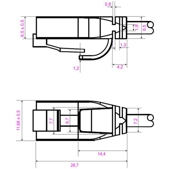 GOOBAY καλώδιο δικτύου 71548, CAT 6 U/UTP, slim, copper, 250MHz, 0.25m, μαύρο