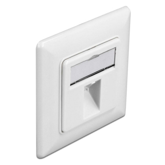 DELOCK Wall Outlet για Keystone 86981, 1 Port