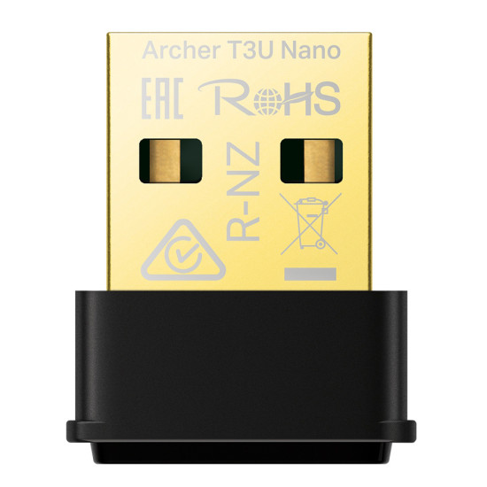 TP-LINK ασύρματος USB αντάπτορας δικτύου Archer T3U Nano, 1300Mbps, V.1