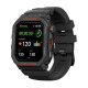 ZEBLAZE smartwatch Ares GPS, heart rate, 1.75" IPS, GPS, 3 ATM, μαύρο