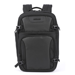 ARCTIC HUNTER τσάντα πλάτης B00191 με θήκη laptop 15.6", μαύρη