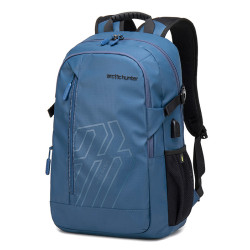 ARCTIC HUNTER τσάντα πλάτης B00387 με θήκη laptop 15.6", μπλε