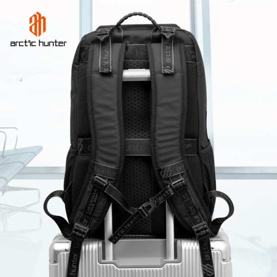ARCTIC HUNTER τσάντα πλάτης B00461 με θήκη laptop 15.6", 25L, μαύρη