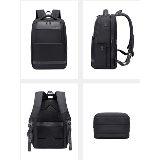 ARCTIC HUNTER τσάντα πλάτης B00498 με θήκη laptop 15.6", 22L, μαύρη