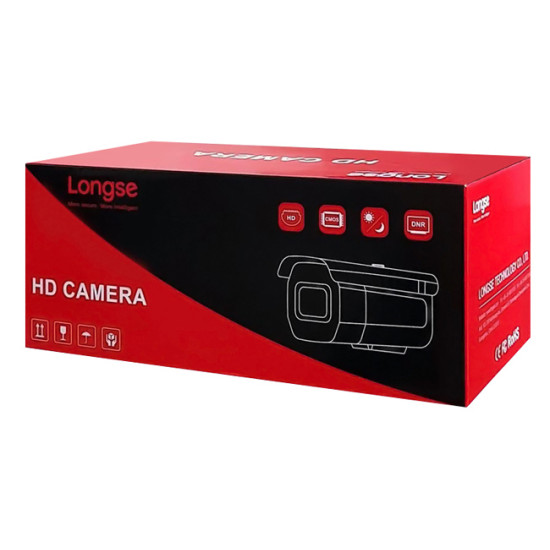 LONGSE υβριδική κάμερα BMSDHTC500FKEW, 2.8mm, 5MP, αδιάβροχη IP67