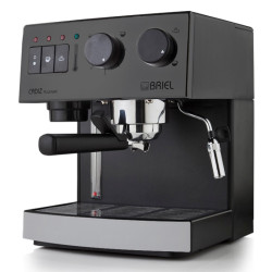 BRIEL μηχανή espresso ES62A, 19 bar, μαύρη, 10 χρόνια εγγύηση